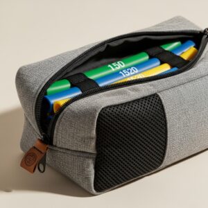 Fitness Band Storage Pouch – Durable Fabric Organizer for Home Workouts