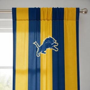 Team Logo Curtain Panels – Decorative Sports-Themed Drapes