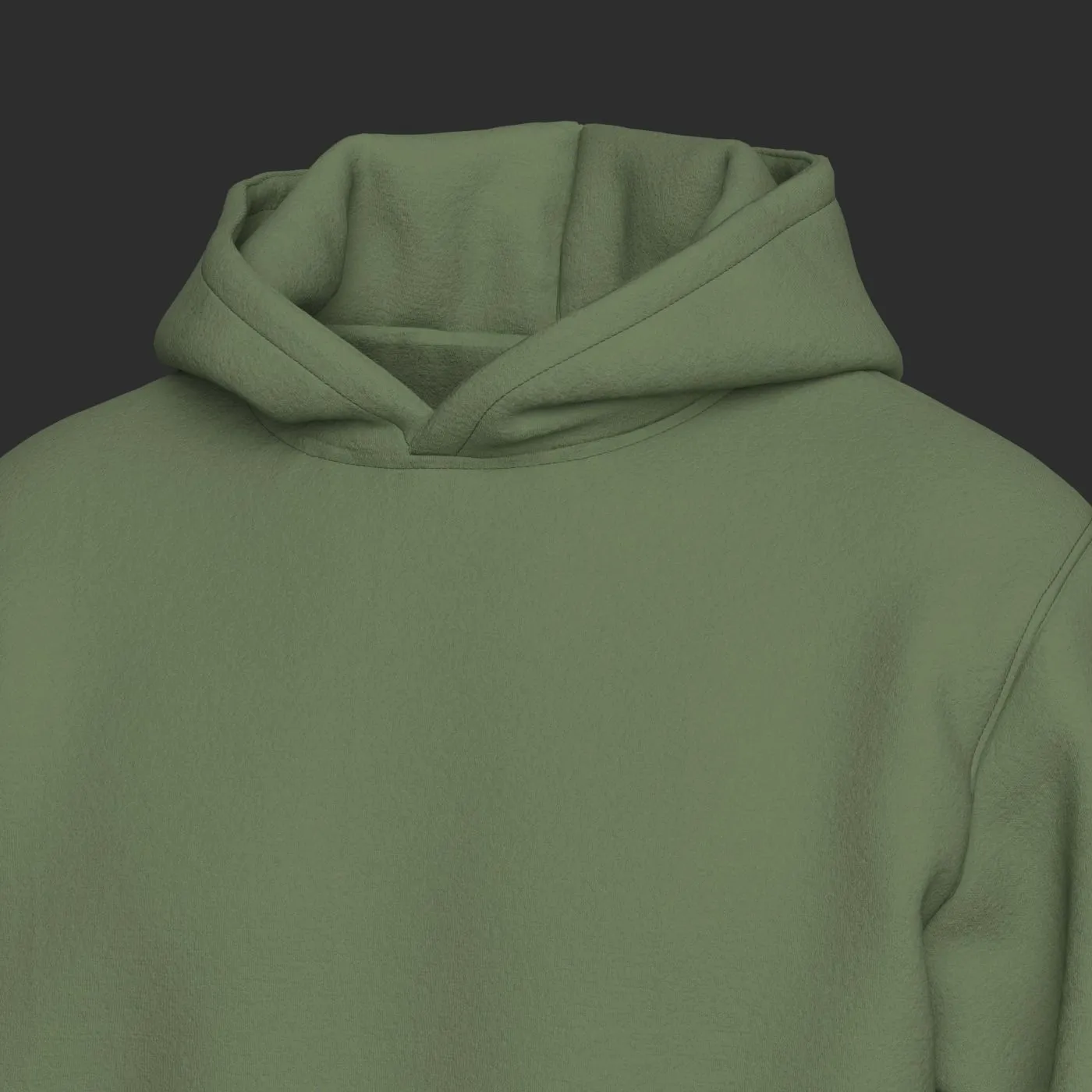 Olive Green Classic Unisex Hoodie - Image 3