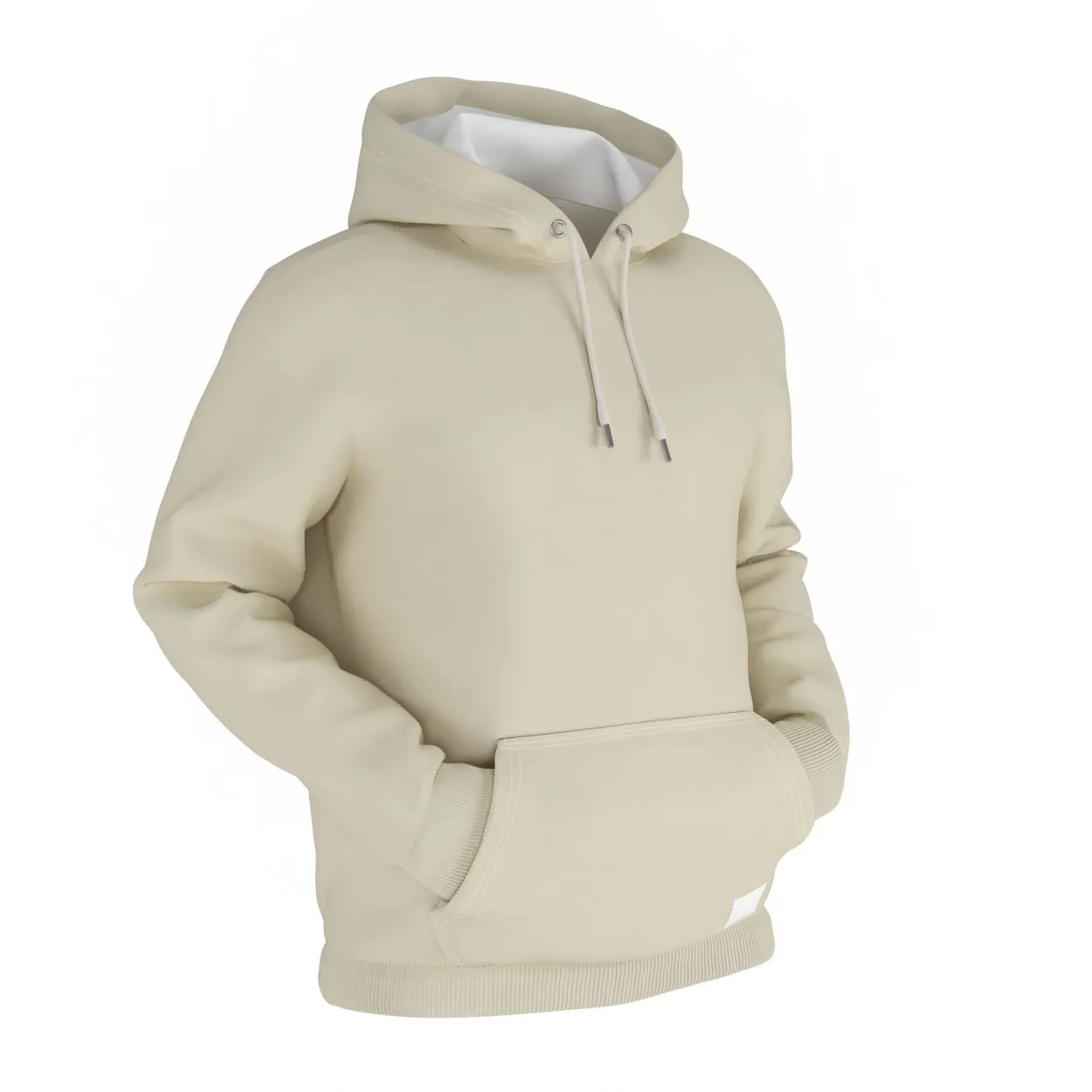 Custom White Sublimation-Ready Unisex Hoodie - Image 5