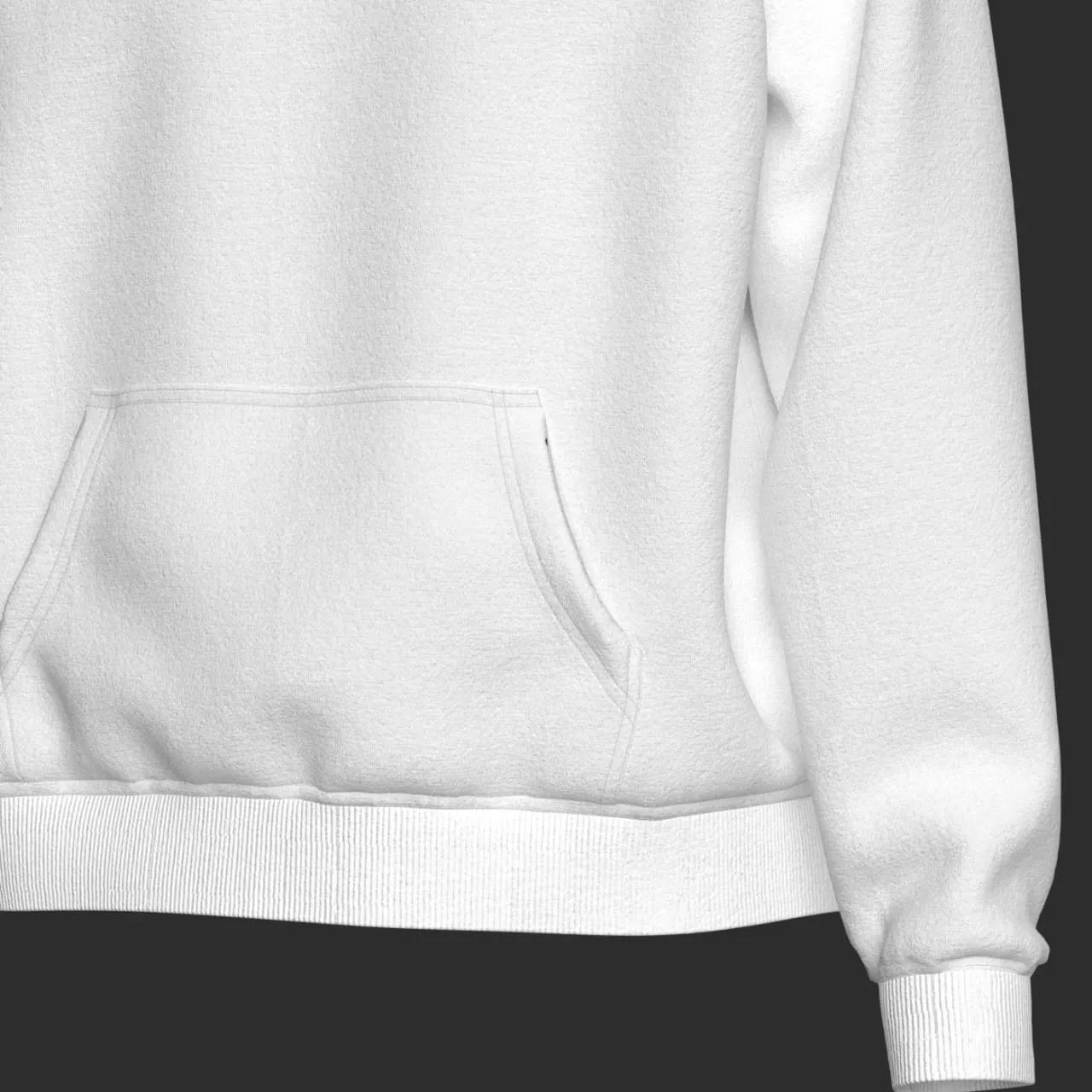 Custom White Sublimation-Ready Unisex Hoodie - Image 4