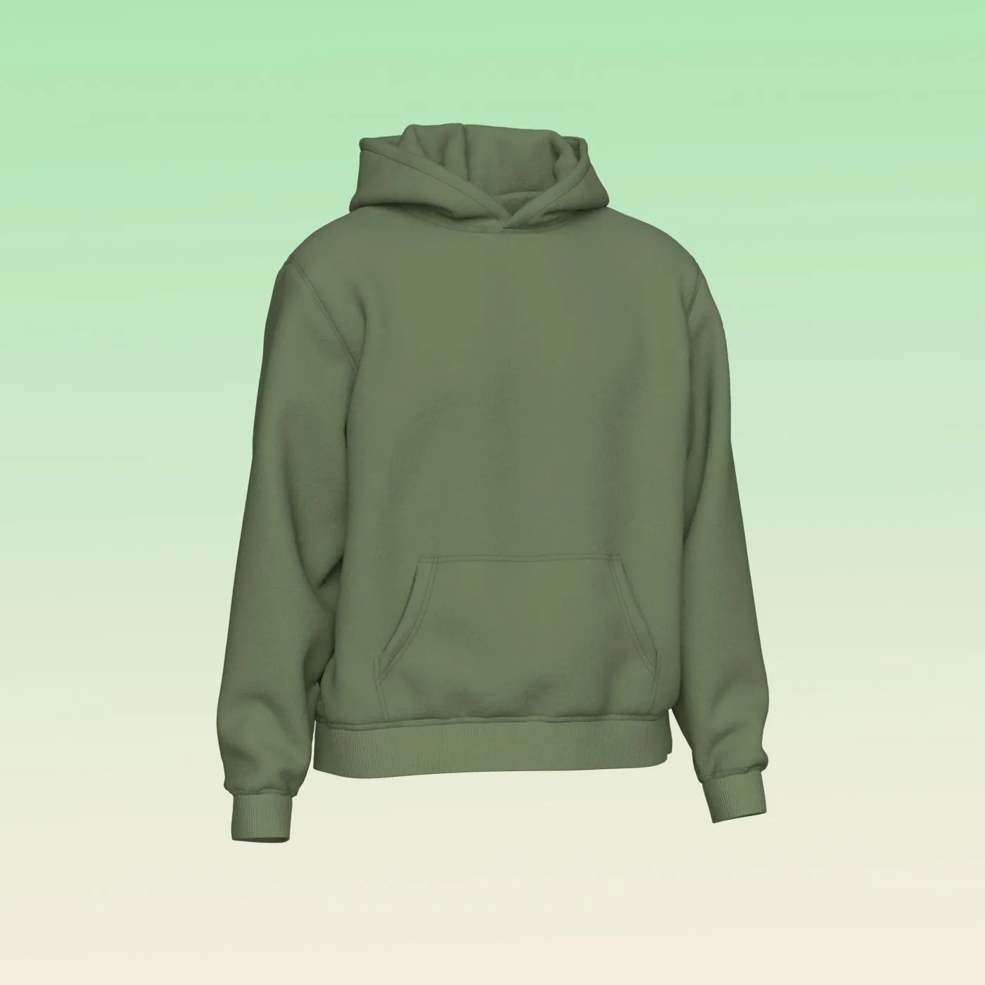 Olive Green Classic Unisex Hoodie